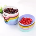 thumbnail image 2 of 2 Pcs Drain Basket,Plastic Colander With Plastic Handle Vegetable Basket Wash Double Layer Drain Basin Design Detachable Fruit Colanders Use For Drainage ,Blue, 2 of 5