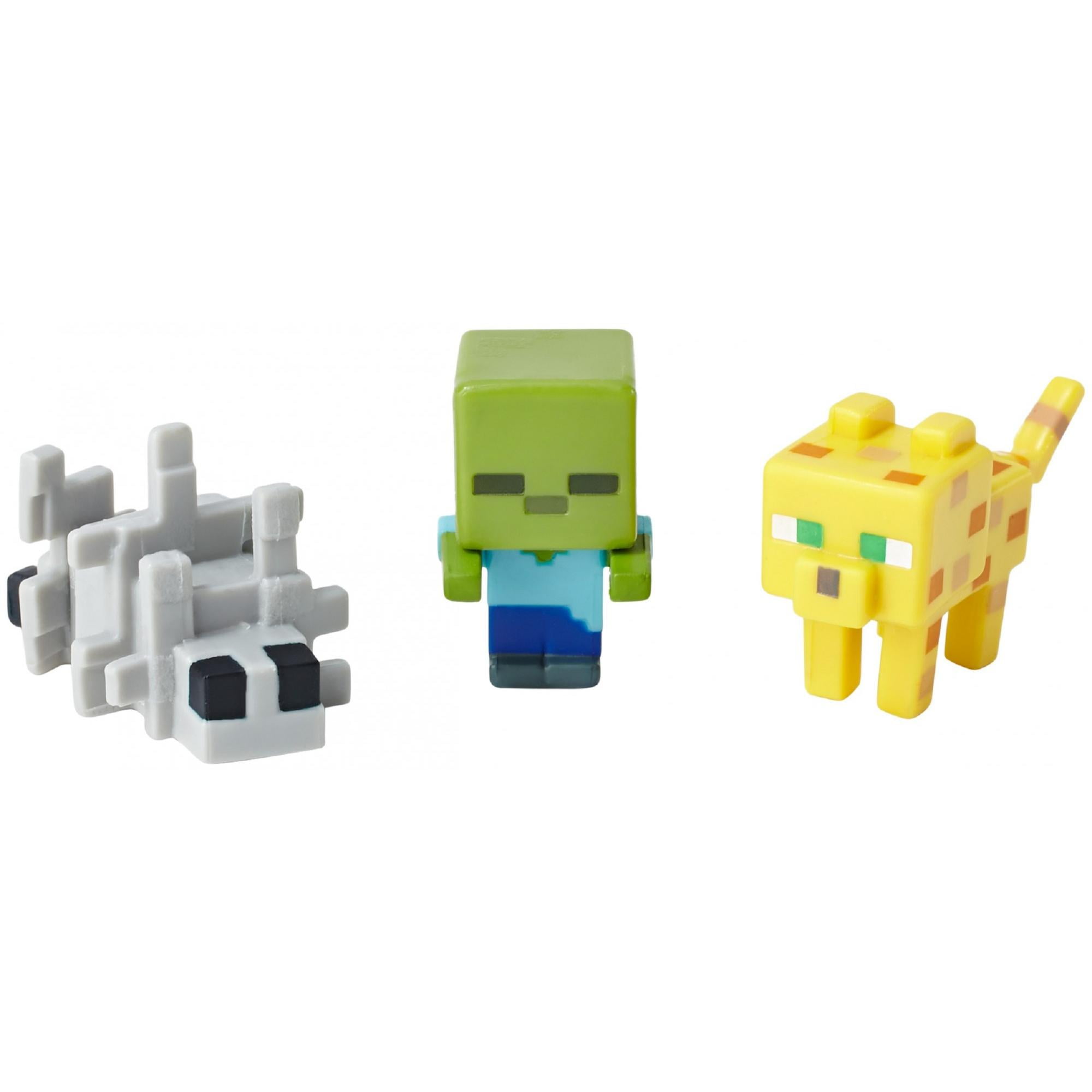 minecraft mattel mini figures