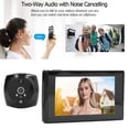 thumbnail image 4 of Peephole Camera, Automatic Video Recording Door Peephole Viewer Infrared Night Vision Adjustable   For Home, 4 of 8