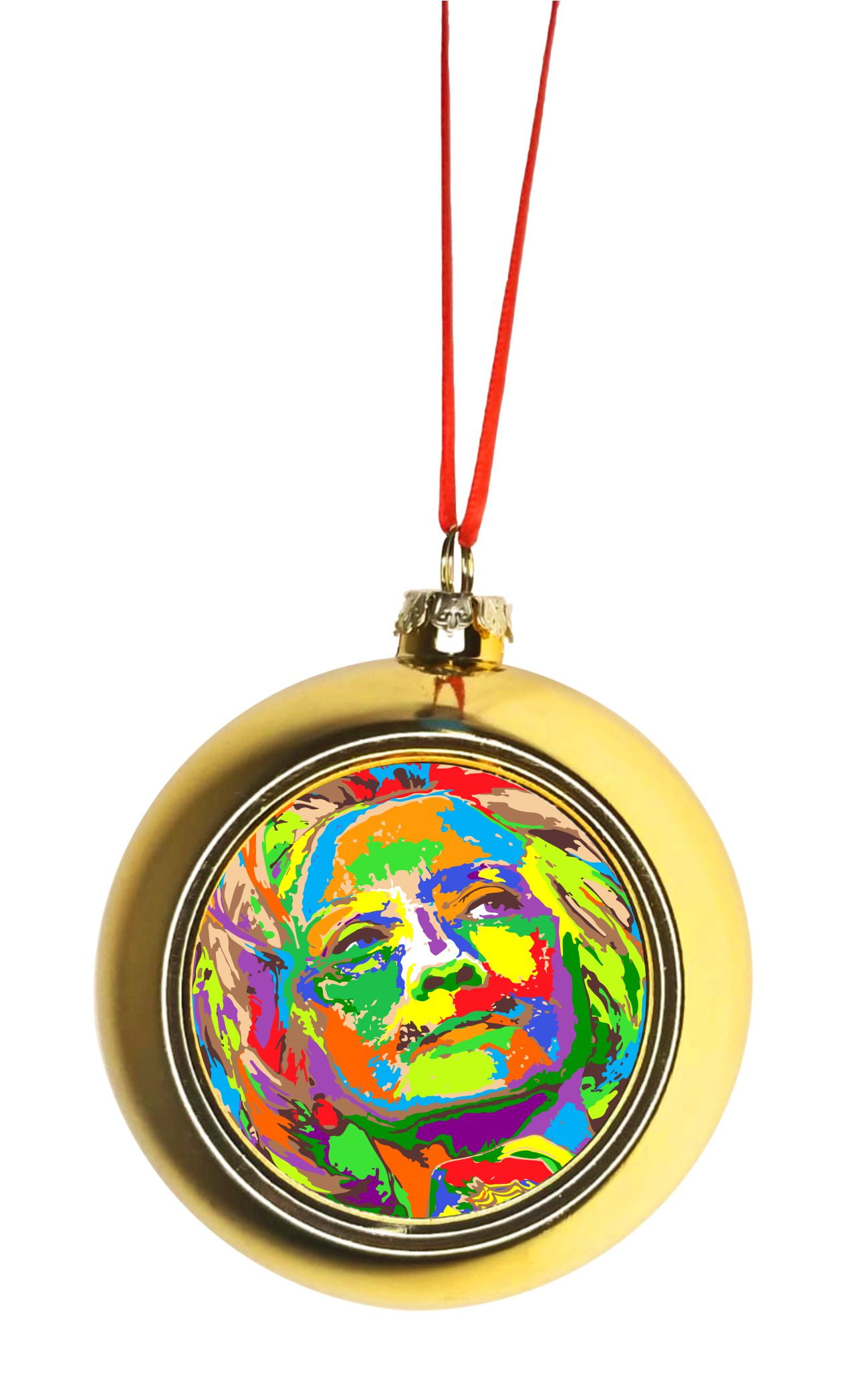 Hillary Clinton Christmas Ornament 