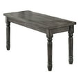 thumbnail image 3 of Acme DaLace Bench in Weathered Gray Finish, 3 of 6