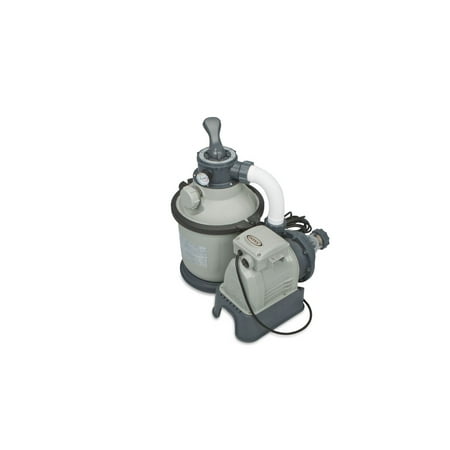 Intex 1200 GPH Krystal Clear Above Ground Pool Sand Filter Pump Set | (Best Ground Source Heat Pump)