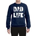 thumbnail image 2 of Wild Bobby,Dad Life Kids Father Husband Best Dad Gift, Father's Day, Unisex Crewneck Graphic Sweatshirt, Vintage Heather Navy, X-Large, 2 of 3