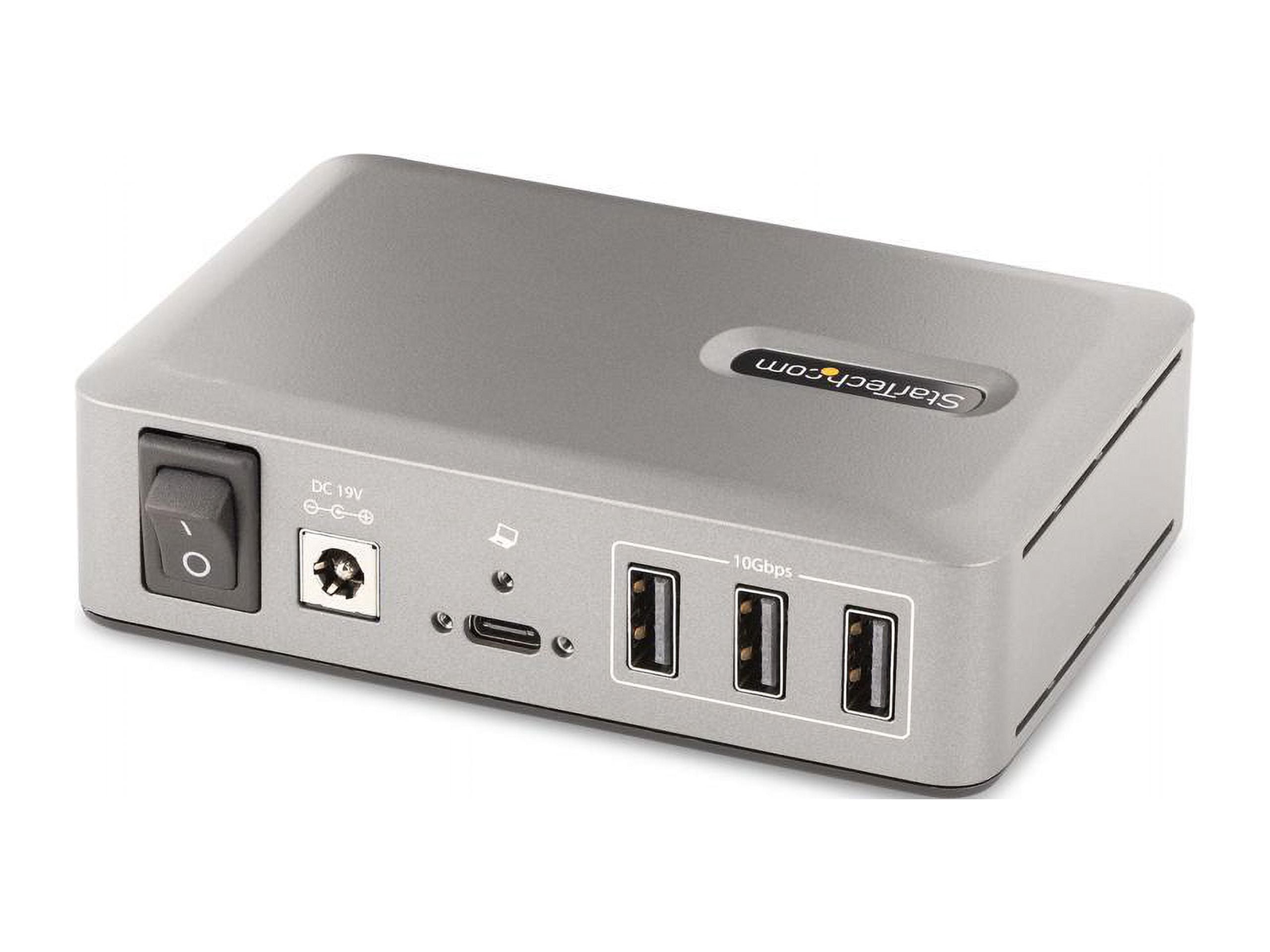 StarTech 10-Port USB-C Hub - 8x USB-A/2x USB-C - Self-Powered w/65W Power Supply - USB 3.1 10Gbps - Desktop/Laptop USB Hub w/USB-IF Certified 3ft Locking Cable, USB C Hub