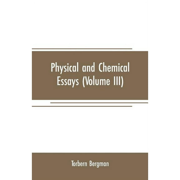Physical and chemical essays (Volume III), (Paperback)