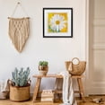 thumbnail image 3 of Stupell Industries Contemporary Violet's Daisy on Yellow Black Framed Print Under Glass, 13 x 13, by Porter Hastings, 3 of 8