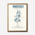 thumbnail image 4 of Indigo Botanical Canvas Wall Art &ndash; Minimalist Blue Flower Print, 4 of 10