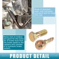 thumbnail image 3 of Unique Bargains 2 Set Car Oil Cooler Fitting Plug Ball Head Adapter M8x1.25 Bolt Brake Fitting Kit with Washers, 3 of 7