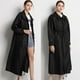 thumbnail image 5 of Chubasquero con capucha, impermeable, rgo, plegable, ligero, para mujeres adolescentes - XL negro Colcomx impermeables con capucha para mujer, 5 of 8