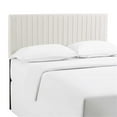 thumbnail image 1 of Pemberly Row Tête de Lit Contemporaine en Velours Format Double Grand Lit, Ivoire, 1 of 7