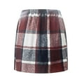 thumbnail image 6 of THDHVS Pencil Skirt,Plaid Skirts for Women Pencil Mini Skirts for Women High Waist Bodycon Holiday Fall Winter Skirts Trendy,Skirts for Women, 6 of 9