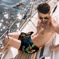 thumbnail image 2 of luoweisi Men's Beach Shorts Quick Dry Swim Trunks with Mesh Lining Cartoon Owl M, 2 of 5
