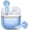 Blue, variant on Wireless Bluetooth Earbuds Noise Cancelling in Ear Buds Deep Bass Stereo, 50H Playtime with Mics, LED Display, IPX7 Waterproof Earphones for iphone Android Laptop, Blue