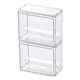 thumbnail image 1 of Caja de presentación Caja de almacenamiento transparente Caja de presentación de perfume transparente acrílica Decoración del hogar para cosméticos 2 capas 27x13.5x31cm / 10.63x5.31x12.2in, 1 of 10