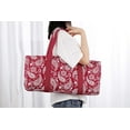 thumbnail image 6 of American Mahjong Game Set, Red Paisley Carrying Bag,166 Premium White Tiles, All-in-One Color Rack/Pushers, Chips,Wind Indicator, English Manual,Complete Mah jongg, Mahjong Tiles Set, 6 of 8