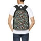 thumbnail image 4 of Disketp Alphabet Mochila Minimalista de Gran Capacidad, Mochila de Viaje para Escuela, Trabajo o Uso Diario, 4 of 6