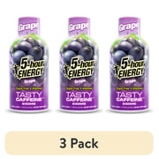 (3 pack) 5-hour ENERGY Shot, Extra Strength, Grape