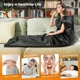 thumbnail image 4 of Gymax Infrared Sauna Blanket Portable Full-Body Personal Sauna for Home Use Relaxation, 4 of 9