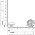 thumbnail image 5 of Gem Stone King 925 Sterling Silver White Moissanite (5.12 Cttw, Cushion 10MM, Available in Size 5, 6, 7, 8, 9), 5 of 5