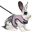 thumbnail image 2 of Rabbit Harness and Leash, Adjustable Buckle Breathable Mesh Vest Harness and Leash Set for Cats Small Pets Walking, 2 of 8