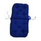 thumbnail image 3 of Cojín de silla de respaldo alto antideslizante para patio, balcón y comedor. Azul, 3 of 9