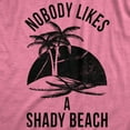 thumbnail image 2 of Womens Shady Beach Funny Shirts Cute Vacation Vintage Novelty Hilarious T shirt Womens Graphic Tees, 2 of 7