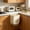 Beige-GS, variant on MMJ Trash Can Foldable Wall Mounted Plastic Punch-free Kitchen Cabinet Hanging Telescopic Waste Storage Bin Two Sizes Optional