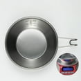 thumbnail image 2 of CAMPINGMOON Bols de Camping Compacts en Acier Inoxydable 304 avec Échelles de Mesure, 310ml, Design Empilable, Inclut un Sac de Rangement, Lot de 2 pour Usage Extérieur et Domestique, 2 of 6