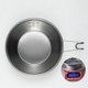 thumbnail image 4 of Acero inoxidable al aire libre 310ml Sierra Bowl Picnic Vajilla Barbacoa portátil CAMPINGMOON  Cuenco Sierra, 4 of 7