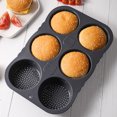 thumbnail image 2 of Mobutofu 1Pcs Silicone Muffin Pan Dark Grey Round for Baking Non-Stick Easy to Clean Multi-Functional Home Bakers, 2 of 7