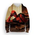 thumbnail image 3 of Sudadera con capucha Miniso para hombre con estampado 3D de Deadpool, estilo hip hop callejero, para deportes al aire libre, ropa informal diaria para hombre, 3 of 5