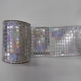 thumbnail image 3 of Vickerman Mesh Metalic Check Ribbon, 3 of 3