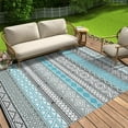 thumbnail image 2 of Sunvasagoo Waterproof Reversible Outdoor Rug – Lightweight Portable Patio MWaterproof Reversible Outdoor Rug – Lightweight Portable Patio Mat for Camping, RV, Deck, Porch – UV & mark Resistant, 2 of 22