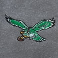 thumbnail image 5 of Men's Mitchell & Ness  Heather Gray Philadelphia Eagles Vintage Logo Snow Washed Fleece Pullover Hoodie, 5 of 5
