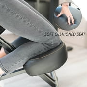 DRAGONN (By VIVO) Ergonomic Kneeling Chair with Back Support, Black