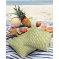 thumbnail image 4 of Outdoor Throw Pillow Cover Summer Lemons Citrus Fruits in Vintage Waterproof Cushion Covers 2 Pack Mint Green Retro Teal Stripe Pillow Cases Home Decoration for Patio Garden Couch Sofa, 4 of 7
