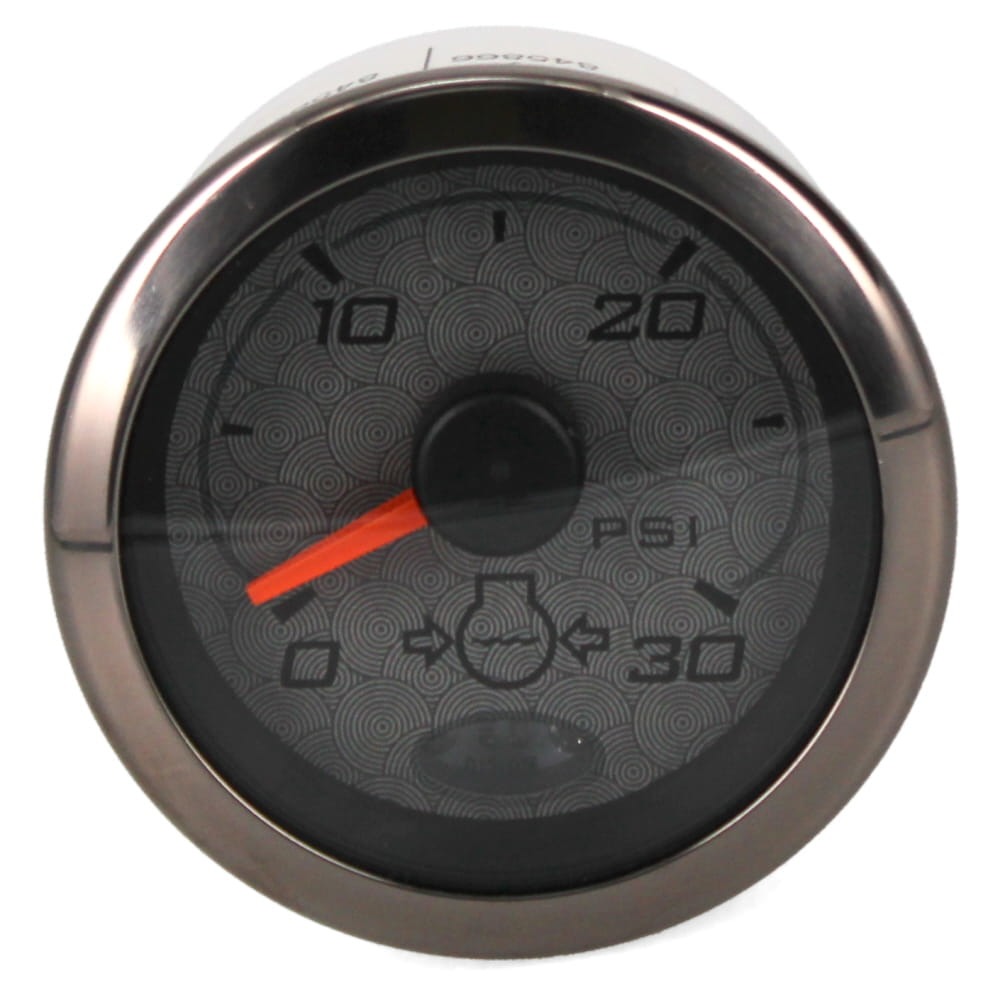 Beede Boat Water Pressure Gauge 947935 Bass Cat 2 1/8 Inch Gray