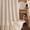 Beige-72"W x 72"L, variant on Beige 72"W x 75"L Linen Blend Farmhouse Bathroom Shower Curtain