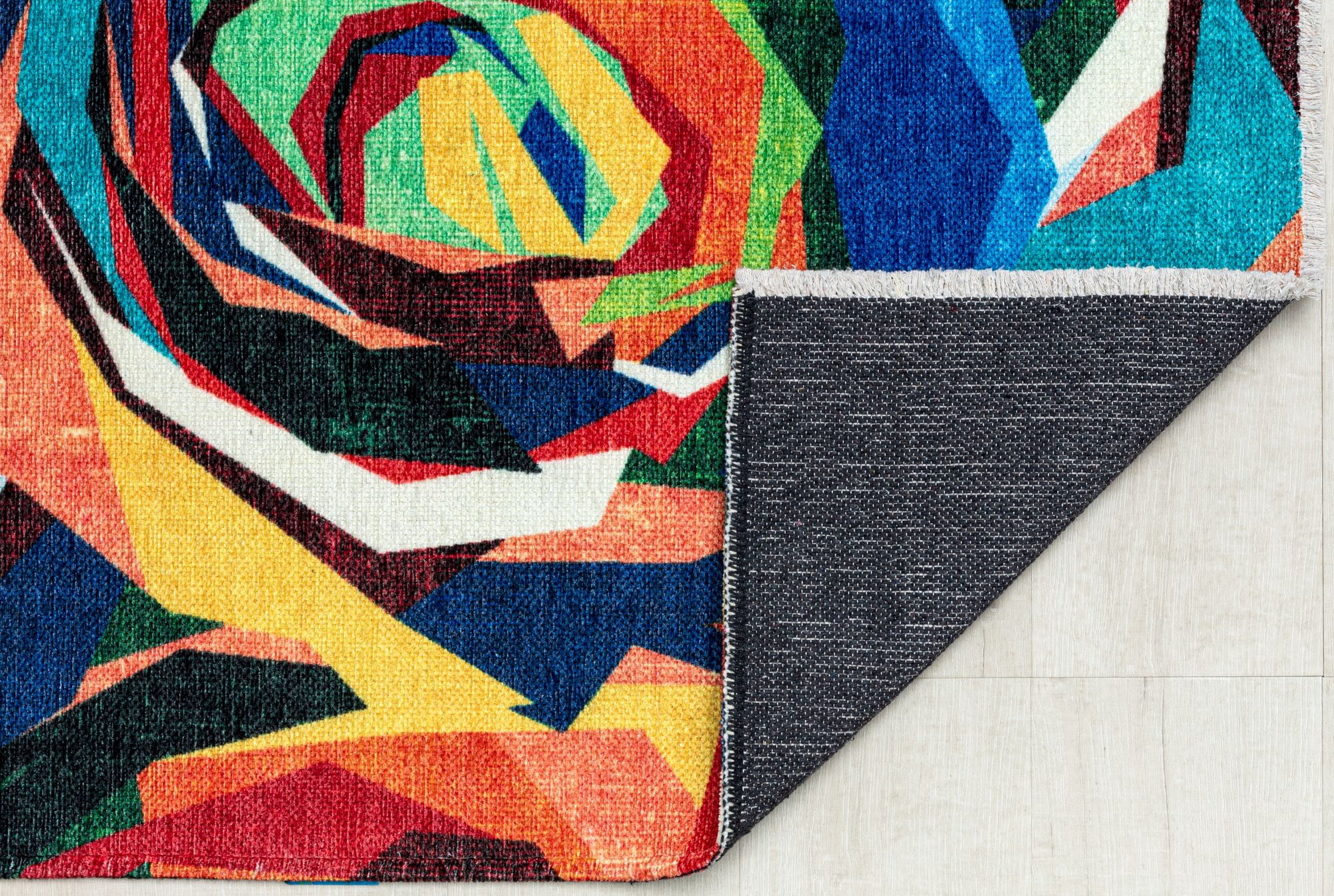 Elizabeth Sutton MI20A Coming Up Roses Abstract/Floral Modern Multicolor Area Rug, 7'10"X10'0"