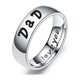thumbnail image 1 of Qarigey Parejas Familia Madre Papá Hijo Hija Amor Familia Brillante Navidad Mano Joyería Regalo Ropa, zapatos y accesorios Miscelánea PAPÁ Talla 5, 1 of 6