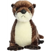 Aurora - Medium Brown Flopsie - 12 River Otter - Adorable Stuffed Animal