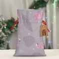 thumbnail image 5 of Honeii Pink Flamingo Print Small Burlap Bags,Christmas Drawstring Treat Bags Gift Bags Reusable Candy Goodie Wrapping Bags for Holiday Party Favors Supplies -Medium, 5 of 9