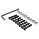 thumbnail image 5 of Tornillos y tuercas para monopatín para montar accesorios de ejes de monopatín Negro y plata, 5 of 7