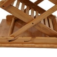 thumbnail image 5 of TOOL1SHOoo Portable Foldable wood Literature Rack Display Holder Stand (5 Layers)Height 10in(Folded), 5 of 7