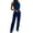 Blue, variant on Aayomet Womens Rompers And Jumpsuits Womens Temperament Solid Color Neck Znd Backless Slim Fit Jumpsuit,Red S