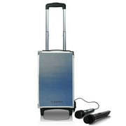 Karaoke Machine Speaker Portable Wireless Bluetooth Microphone Amplifier System - Blue