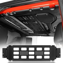 Hooke Road Rear Overhead MOLLE Storage Organizer Panel for Jeep Wrangler JL 2018-2023 4Door, Black