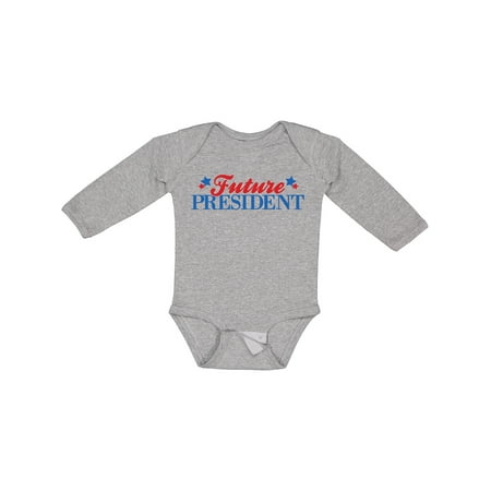 

Inktastic Future President Gift Baby Boy or Baby Girl Long Sleeve Bodysuit