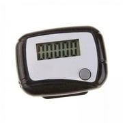 funtasica 6xPedometer Walking Fitness Exercise Jogging Climbing Accessories Step Counter Black