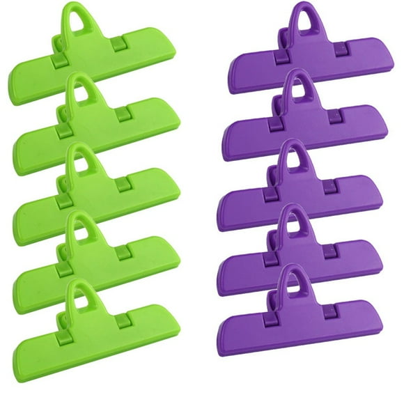 Pince de Fixation d'Écran Clips de Sac en Plastique Grands Clips de Reliure Pince de Scellage en Plastique